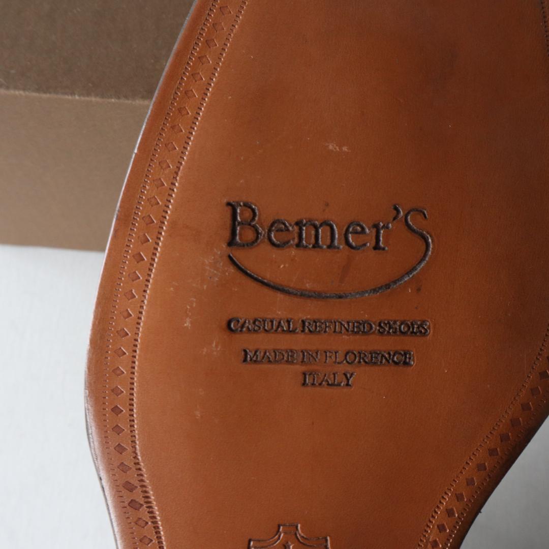 未使用Bemer'sベーメルズ　ブラウンドレスシューズ42 ステファノベーメル社