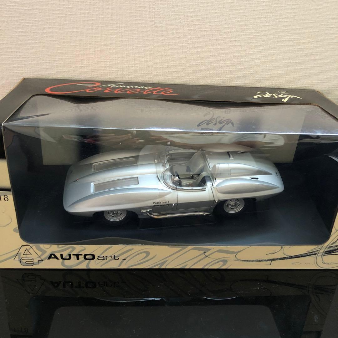稀少美品　オートアート CORVETTE STINGRAY 1/18