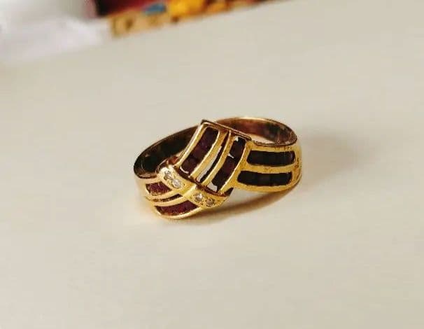 ルビーリング 指輪 K18(18金) 5.5グラム