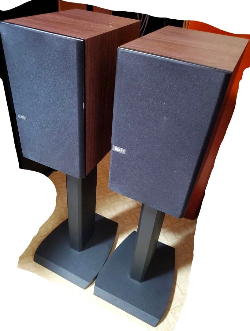 良品 KEF ケーイーエフ Q300 ブックシェルフスピーカー スタンド付き