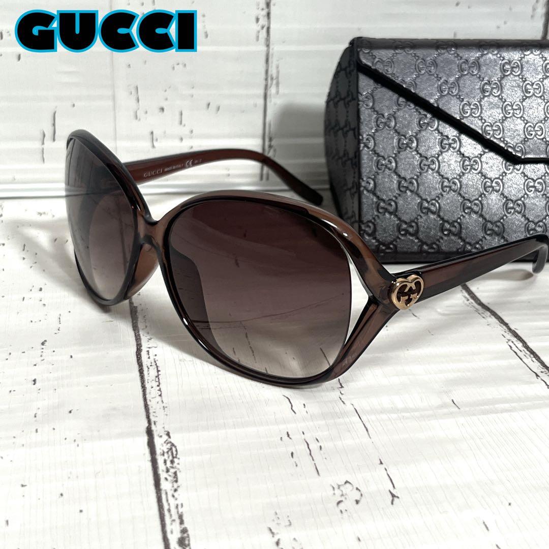 GUCCI サングラス　ラブリーハート　インターロッキング　GG3525