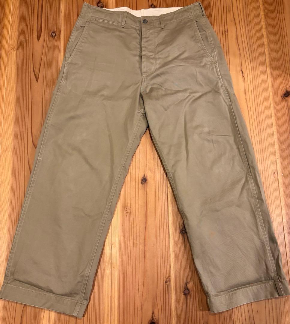 り*き様 BUZZRICKSON'S バズリクソンズ　チノパン　1942 カーキ