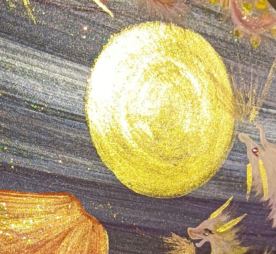 ともちゃん ＃❀九頭龍最高神赤富士山絵画❀