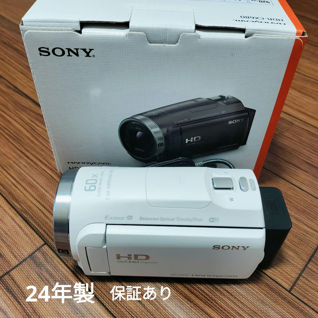 ■ ほぼ新品 ■ ソニー SONY HDR-CX680 ≪24年製・保証書付き≫