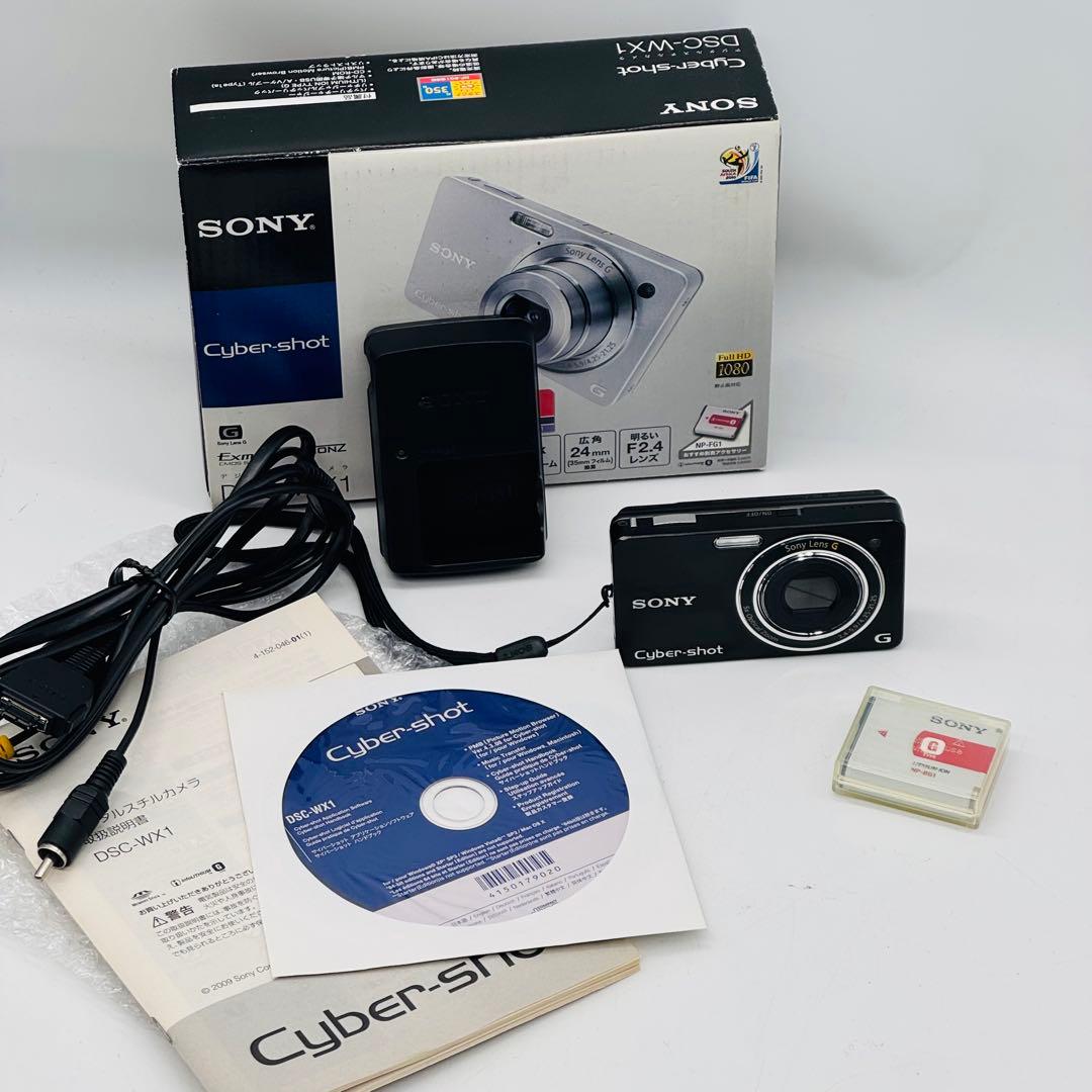 【美品】SONY Cyber-shot DSC-WX10 ブラック 箱付き