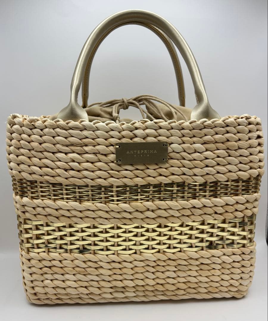 美品 ANTEPRIMA MISTO アンテプリマ チェストワイヤー かごバッグ