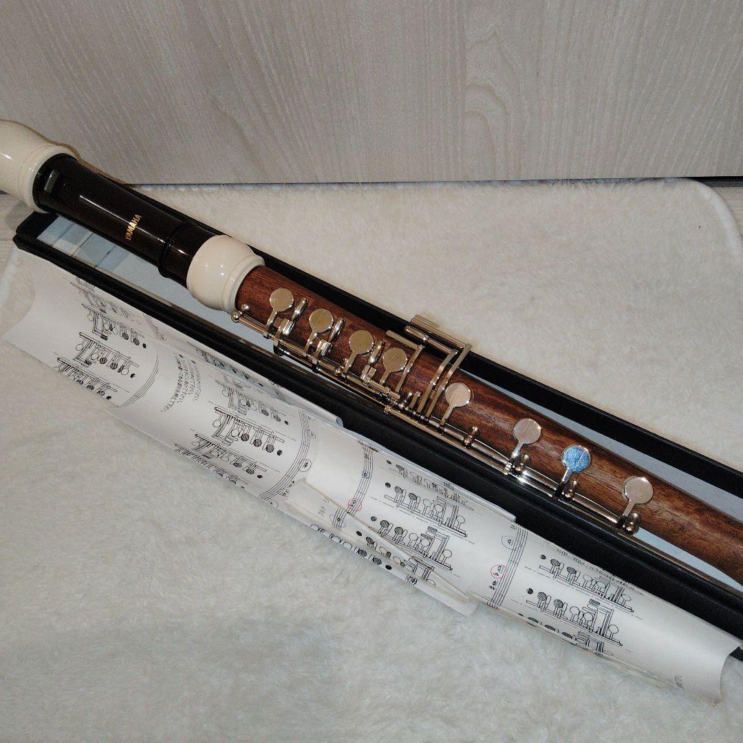 YAMAHA ヤマハ 片手アルトリコーダー 左手用 YRA-900L　運指表