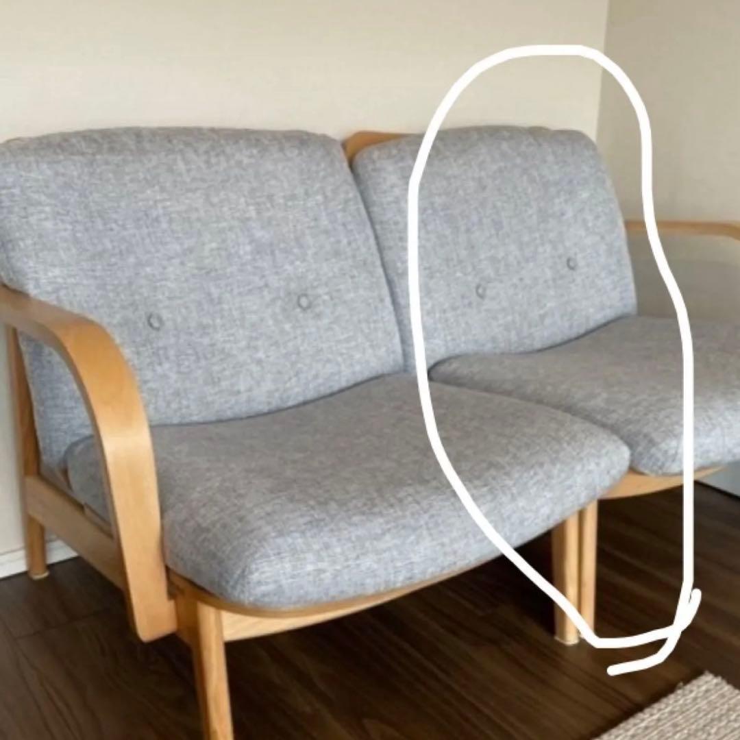 【ただ今断捨離中ですが…ページ】ケユカ　KEYUCAソファ②両肘付き