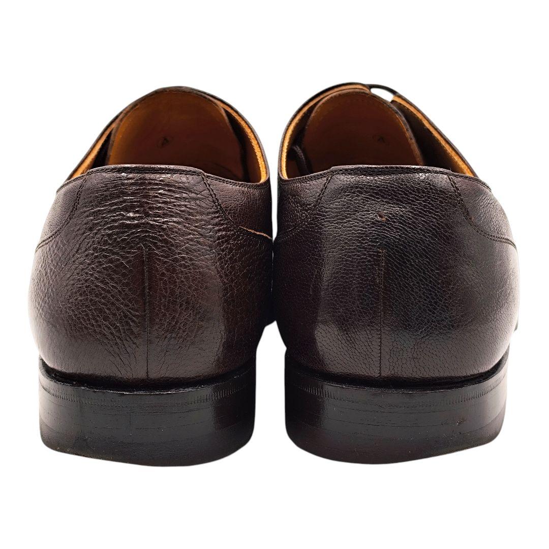ビジネスシューズ メンズ スコッチグレイン ダークブラウン 24.0 外羽根