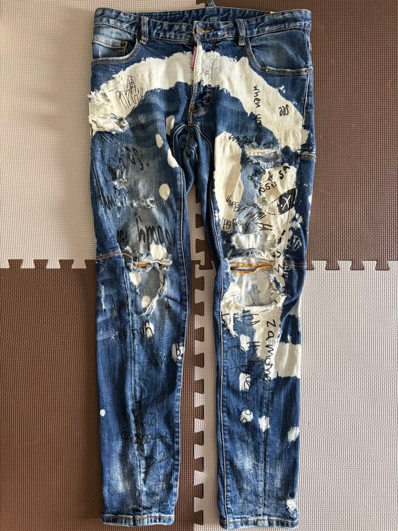 15000→10000 DSQUARED2 ダメージスキニーデニム
