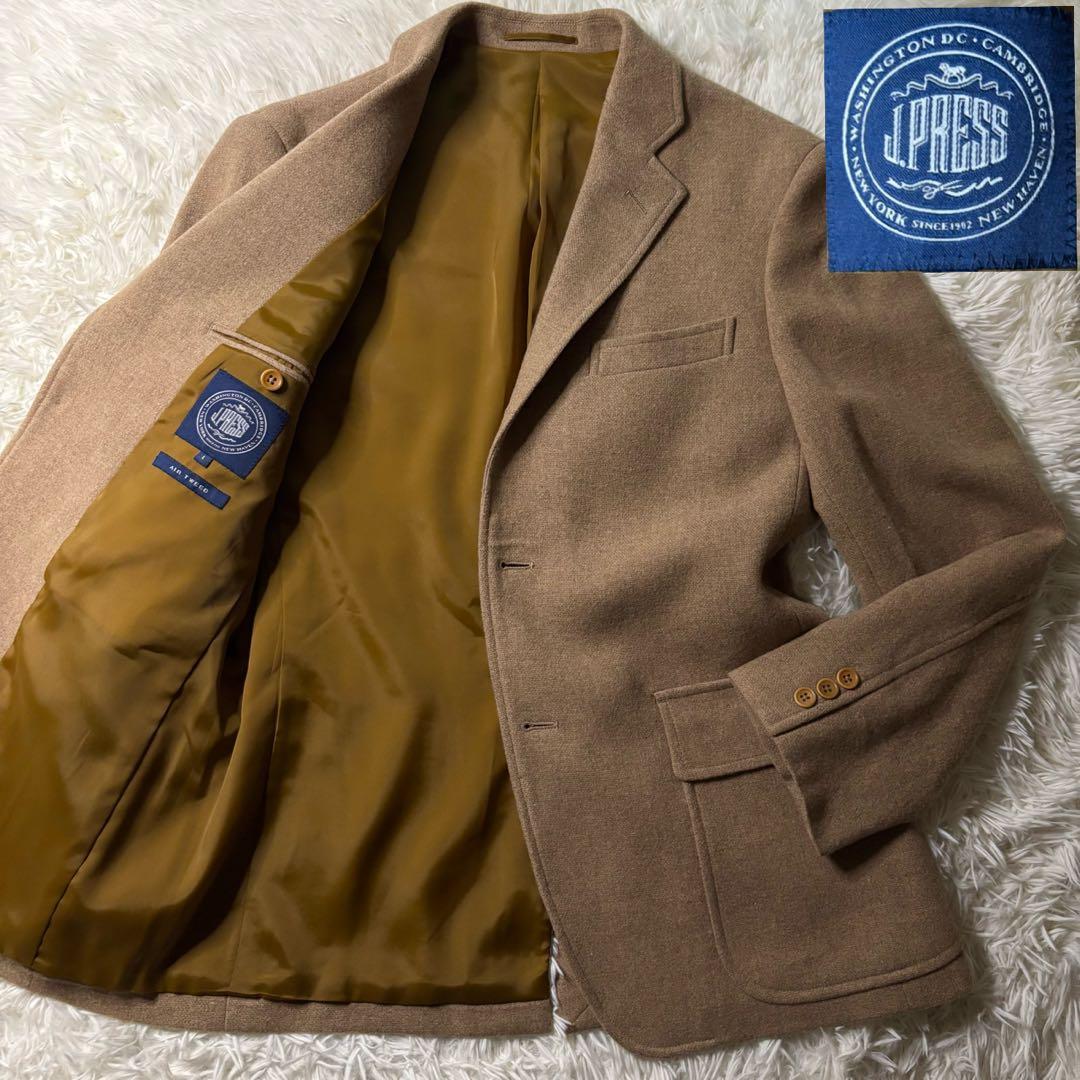 美品✨ J.PRESS AIR TWEED テーラードジャケット キャメル