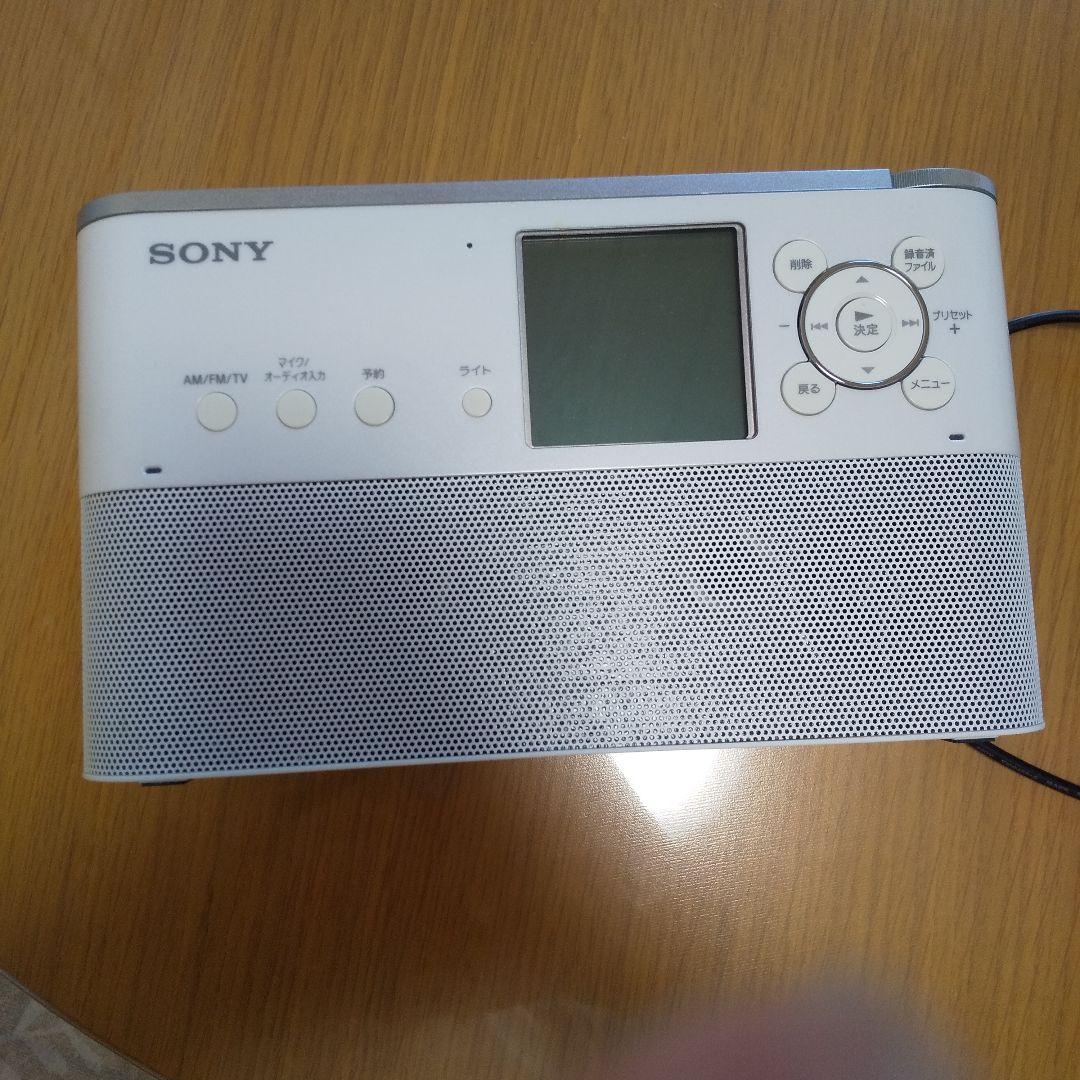 SONY AM/FMラジオ テレビ音声受信機能付き icz-260tv