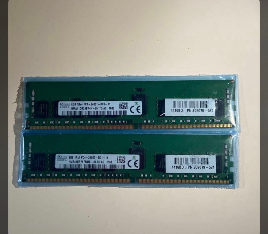 メモリー Sk hynix DDR4-2400 16GB (2 x 8GB)