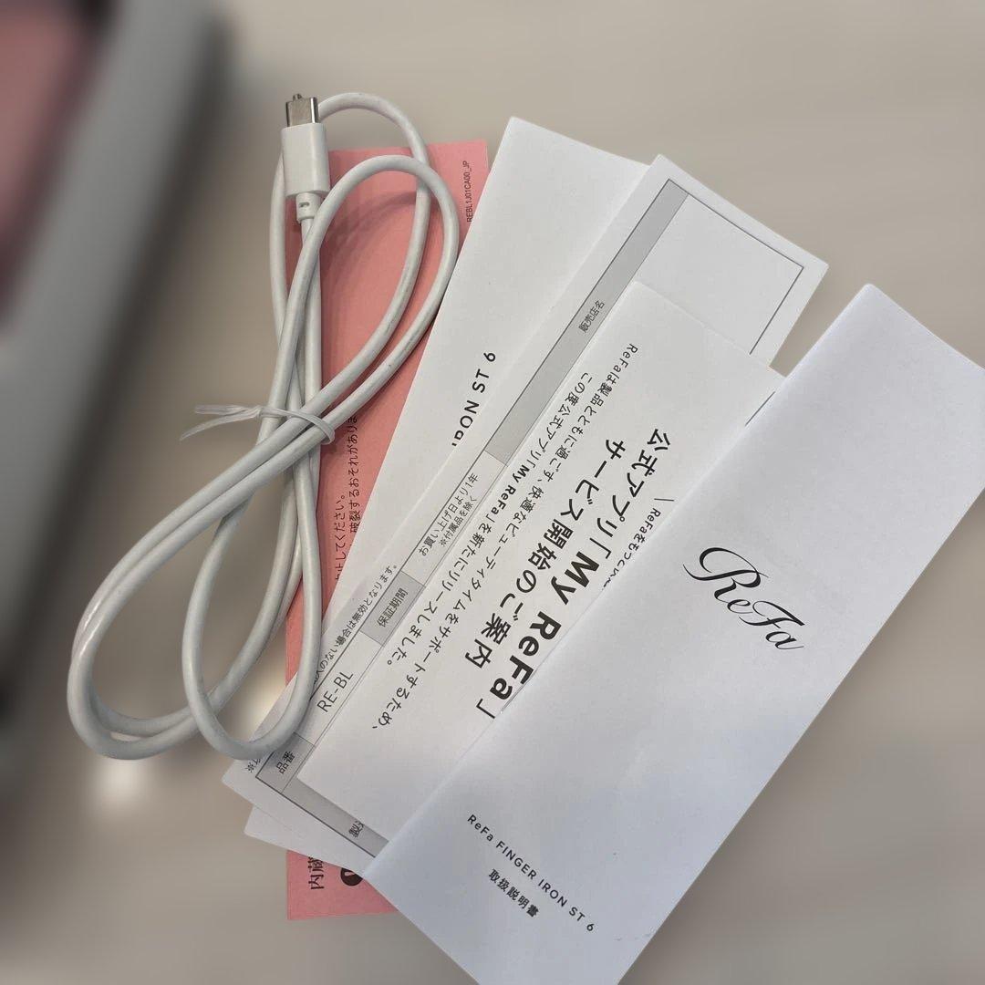 ReFa フィンガーアイロンシルキーピンク