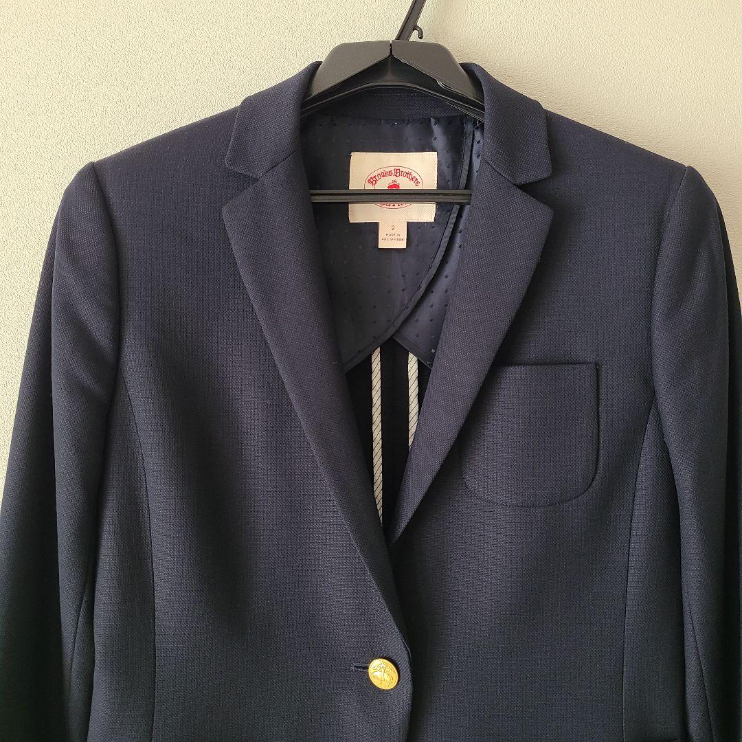 Brooks Brothers 紺ブレザー 金ボタン ジャケットウール M
