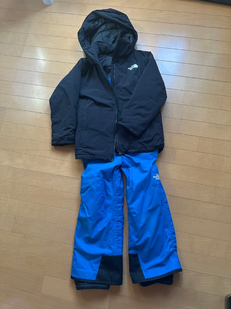 ノースフェイス　スキーウエア　セットアップ　130