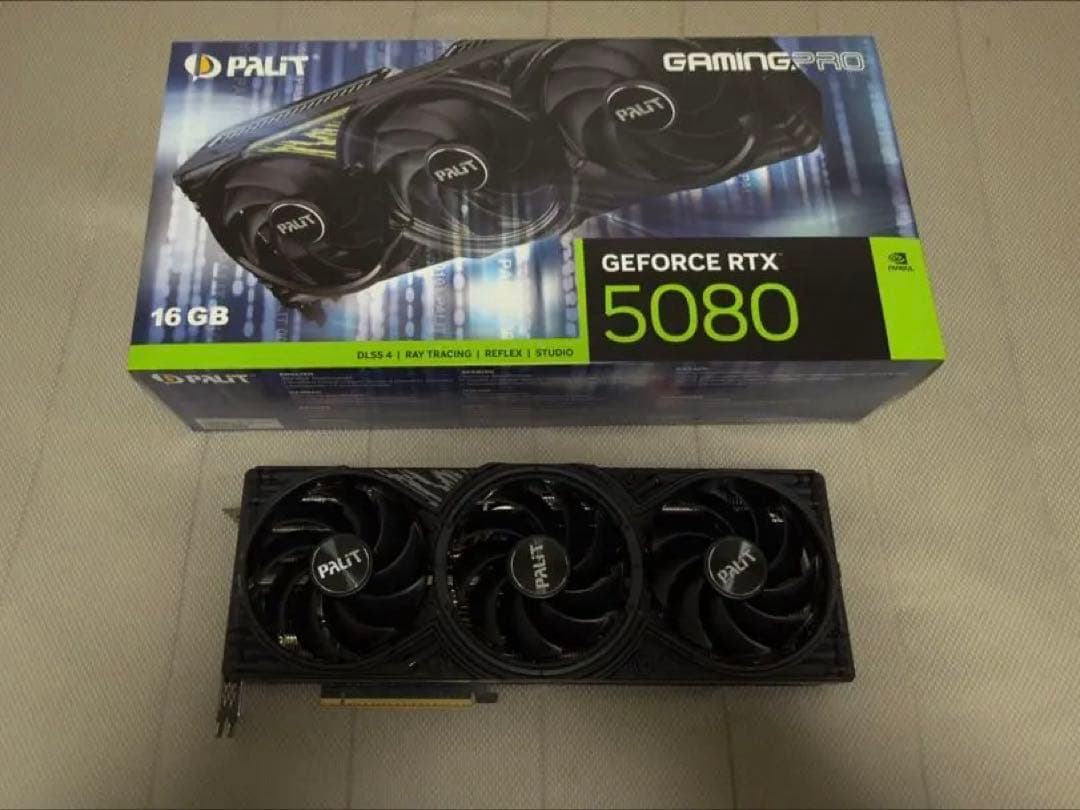 グラフィックボード・グラボ・ビデオカード Palit RTX5080 Gaming Pro 16GB