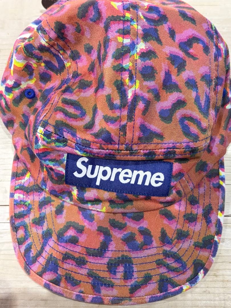 Supreme レオパード柄 キャップ　24FW