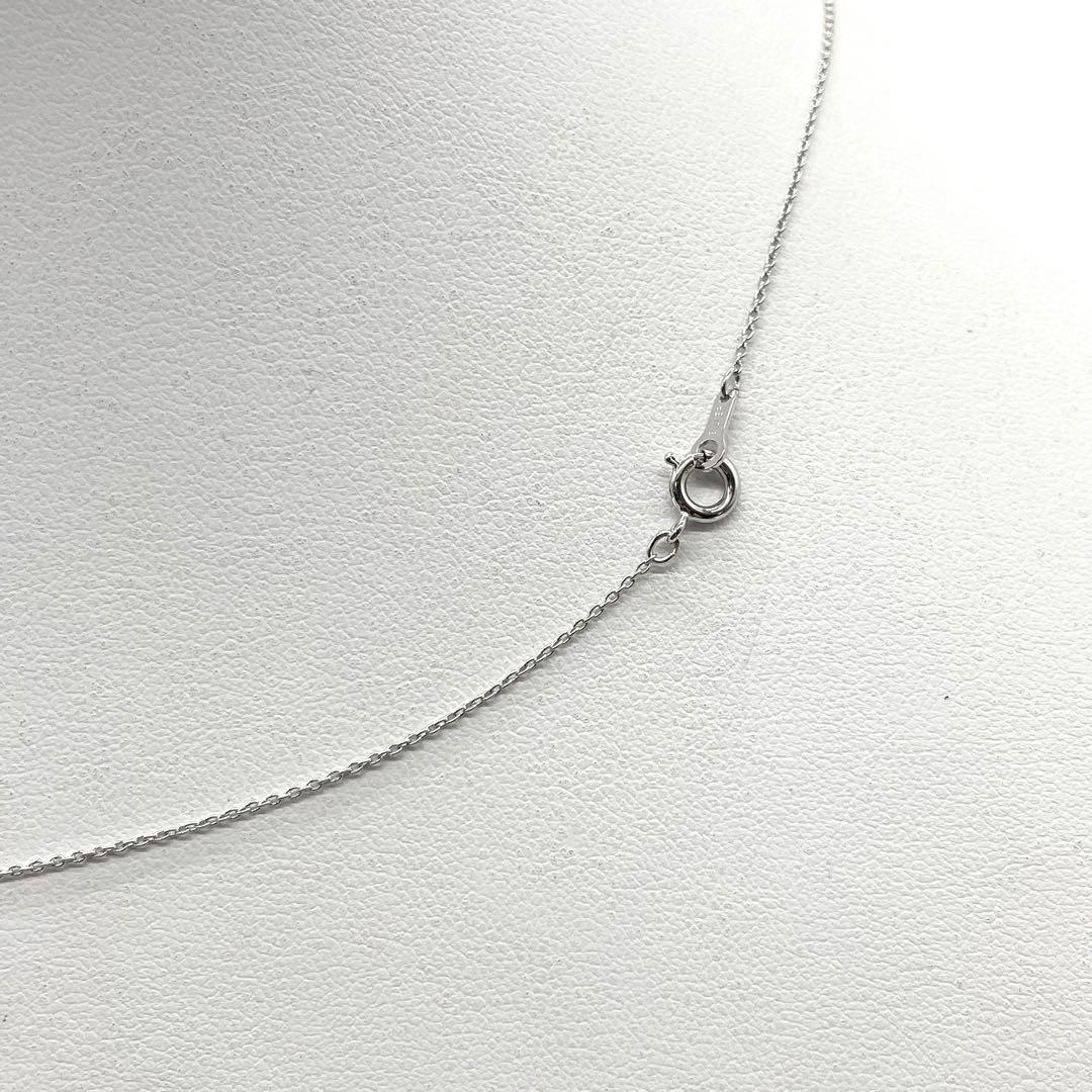 プラチナ900 シルバー925 天然ブラウンダイヤモンド　ネックレス