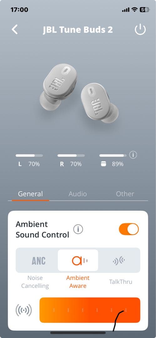 JBL Tune Buds 2 ホワイト ワイヤレスイヤホン