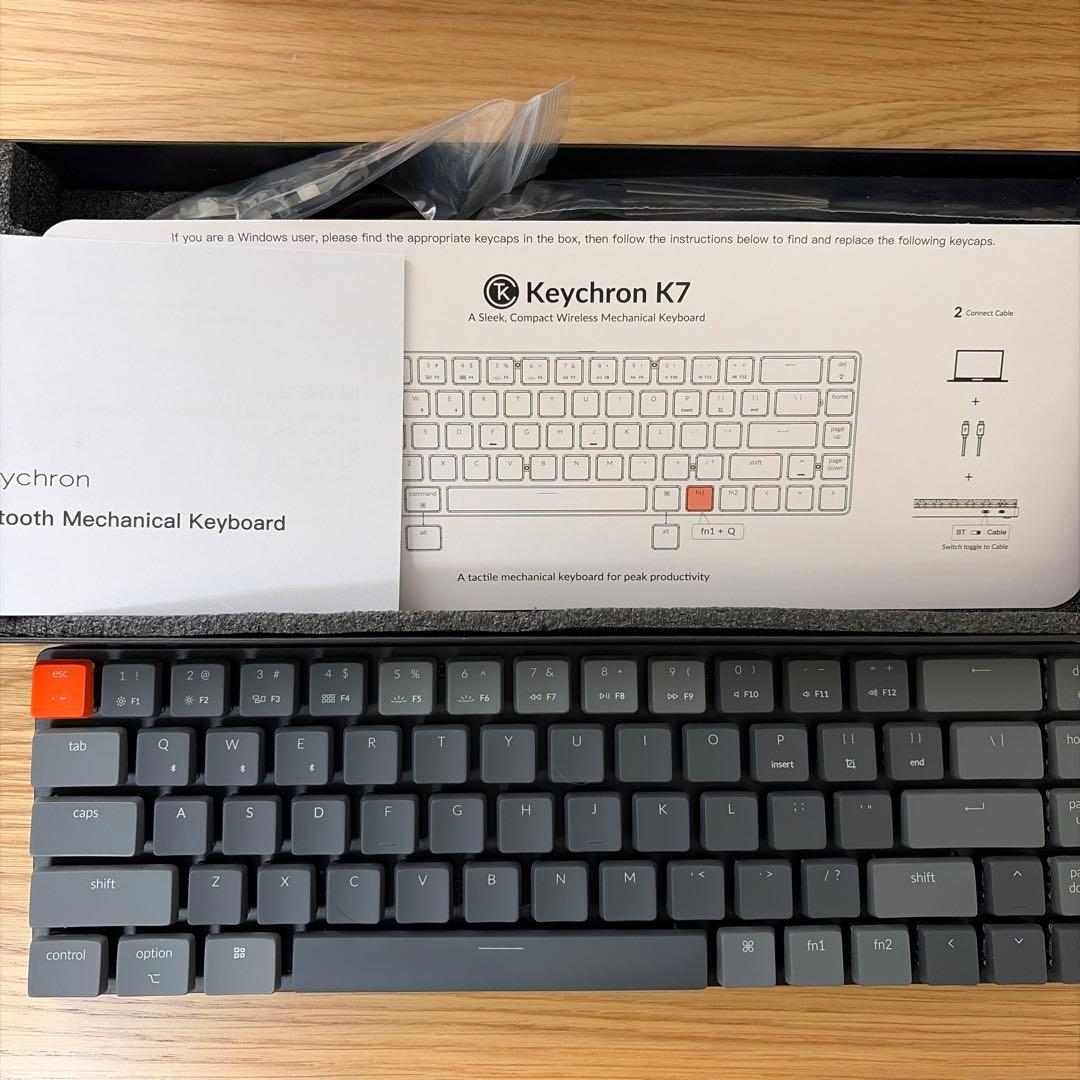 Keychron K7 Bluetooth メカニカルキーボード