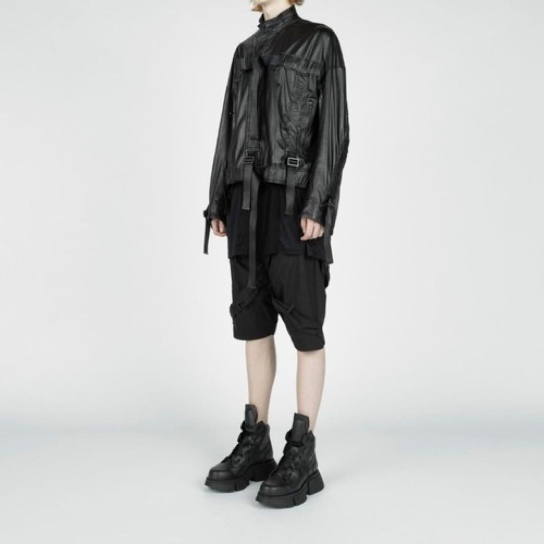 JULIUS ユリウス コーティングサルエルショートパンツ