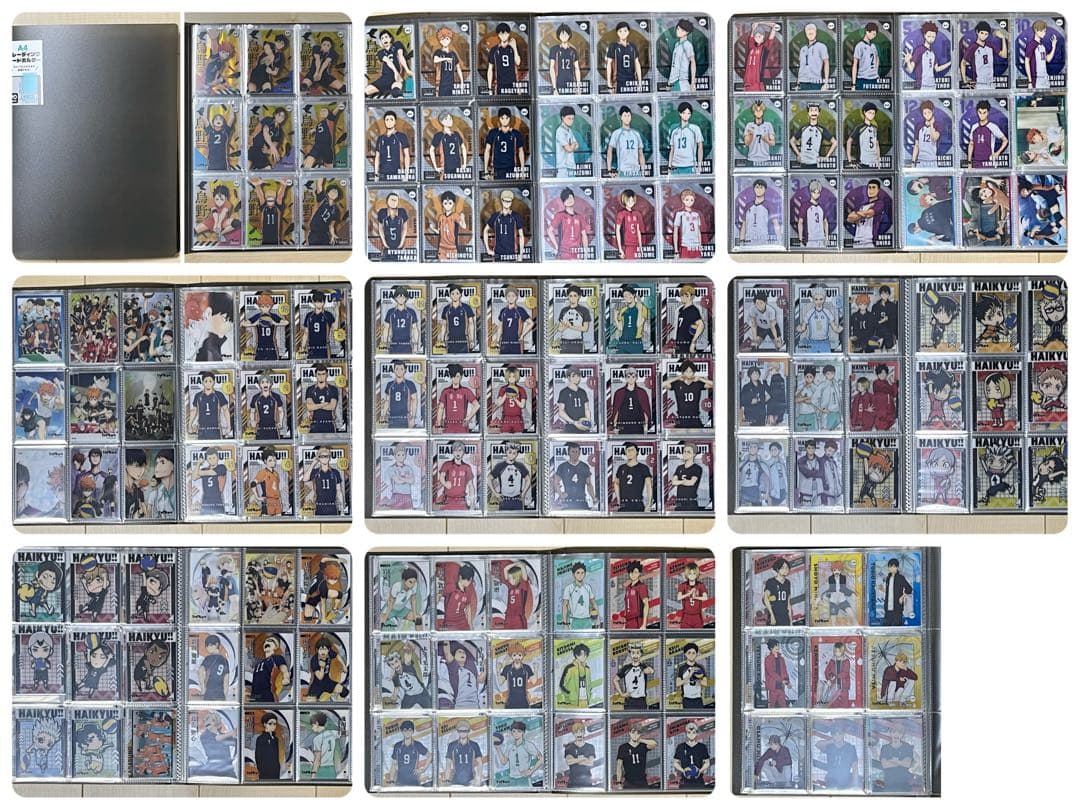 ハイキュー クリアカードコレクション1・2・3 全142種 黒①