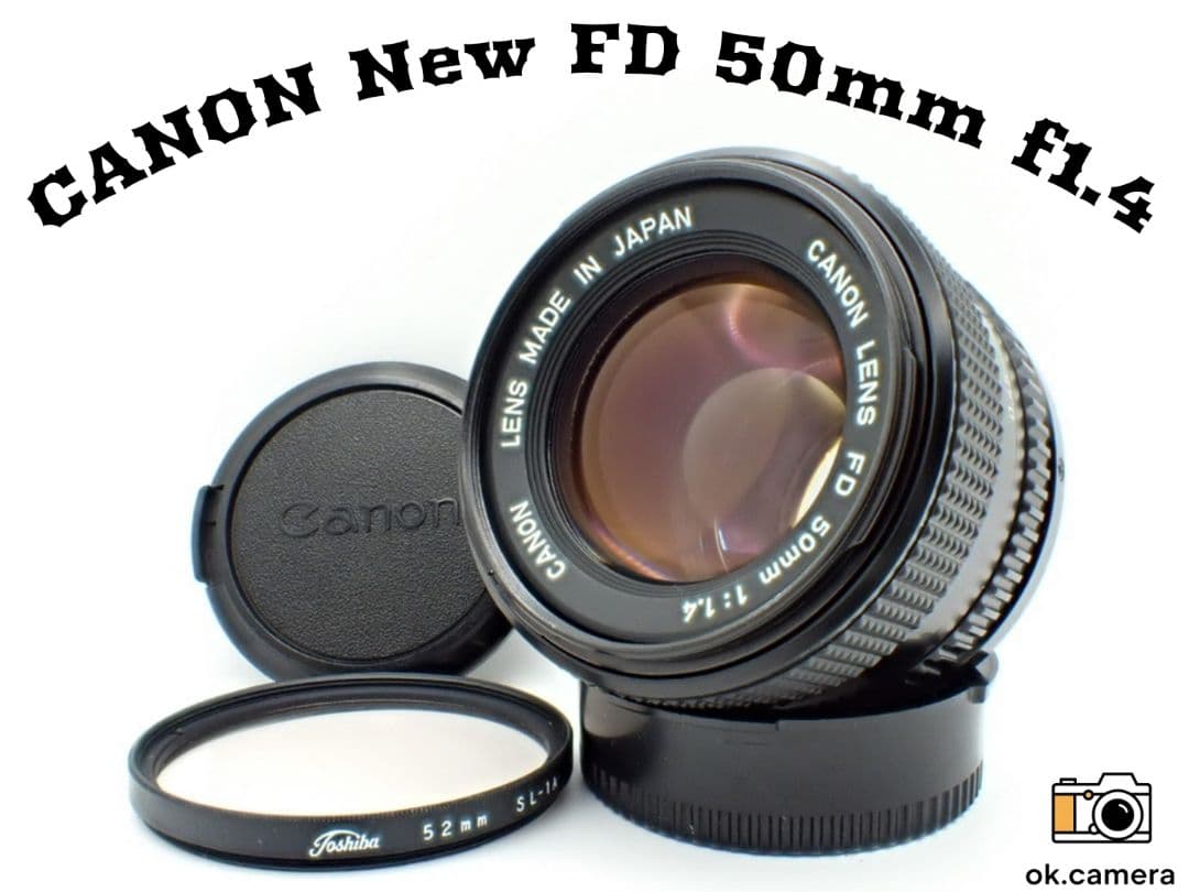 【分解清掃済良品】CANON NEW FD 50mm f1.4 初期不良保証付き