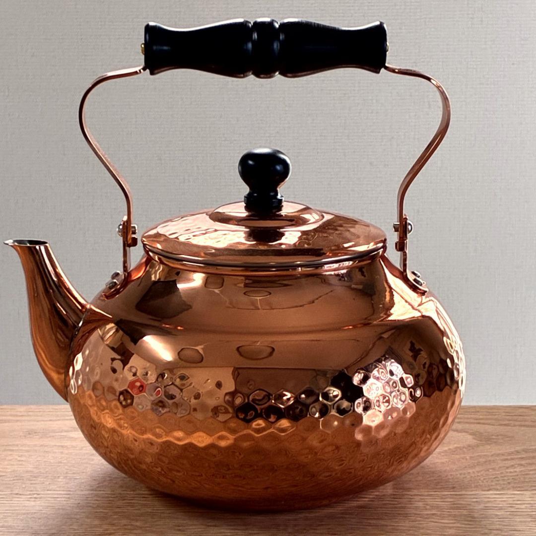 新光金属株式会社 COPPER100 銅ケトル 2.0リットル 未使用品 やかん