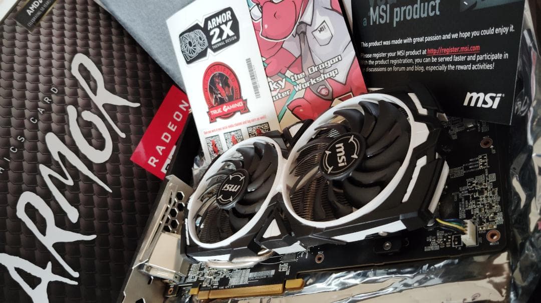 MSI Radeon Armor RX580グラフィックボード