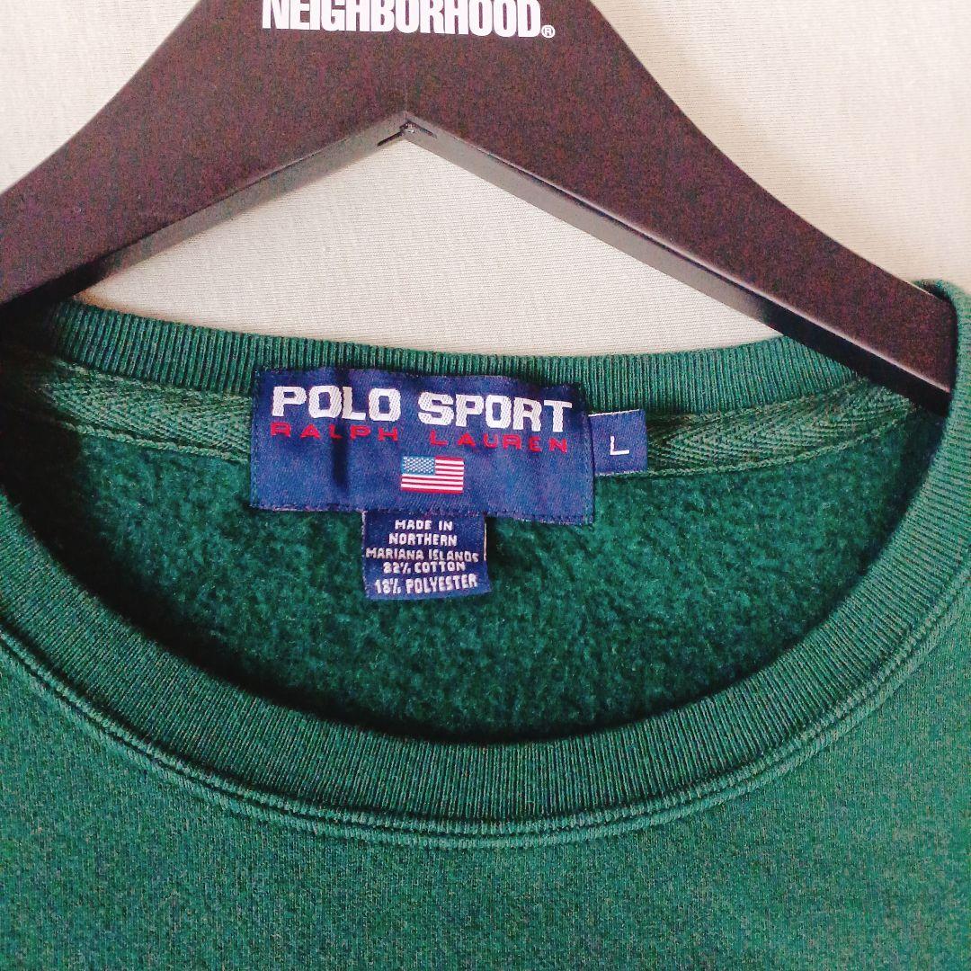 90's ポロスポーツ　POLO SPORT スウェット　L