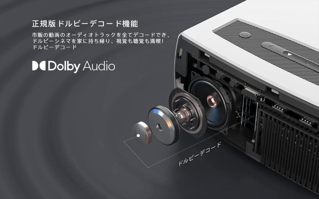 COOAU プロジェクター 小型モバイル 家庭用