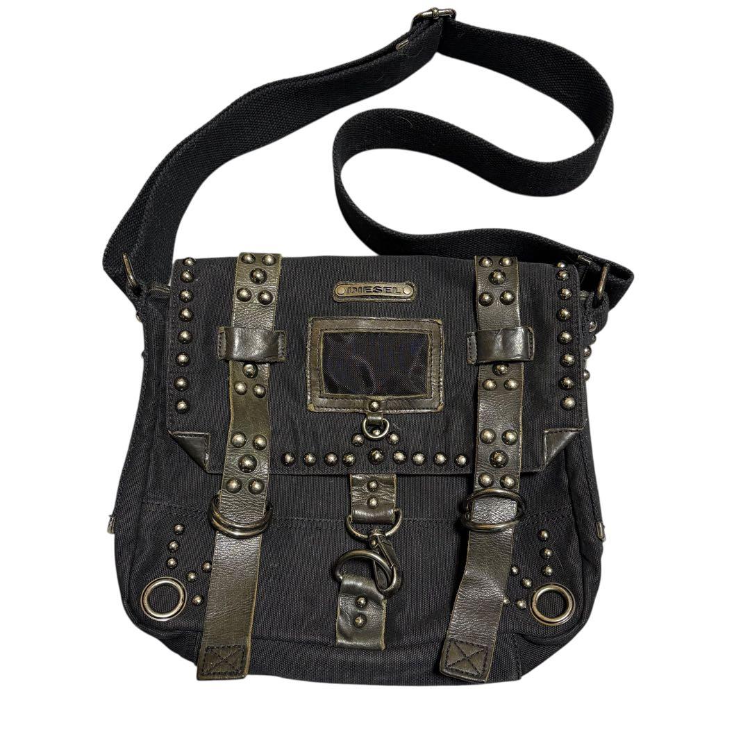 希少　archive diesel shoulder bag studs y2k