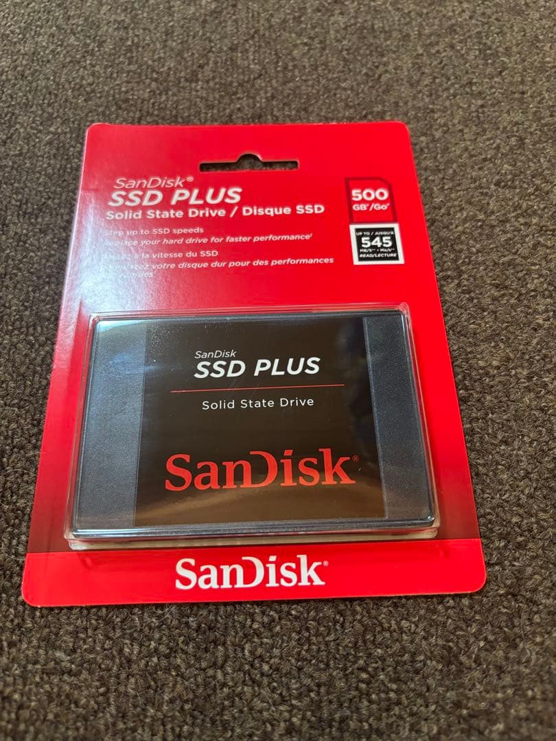 ☆新品未開封 SanDisk SSD PLUS 500GB 内蔵型SSD