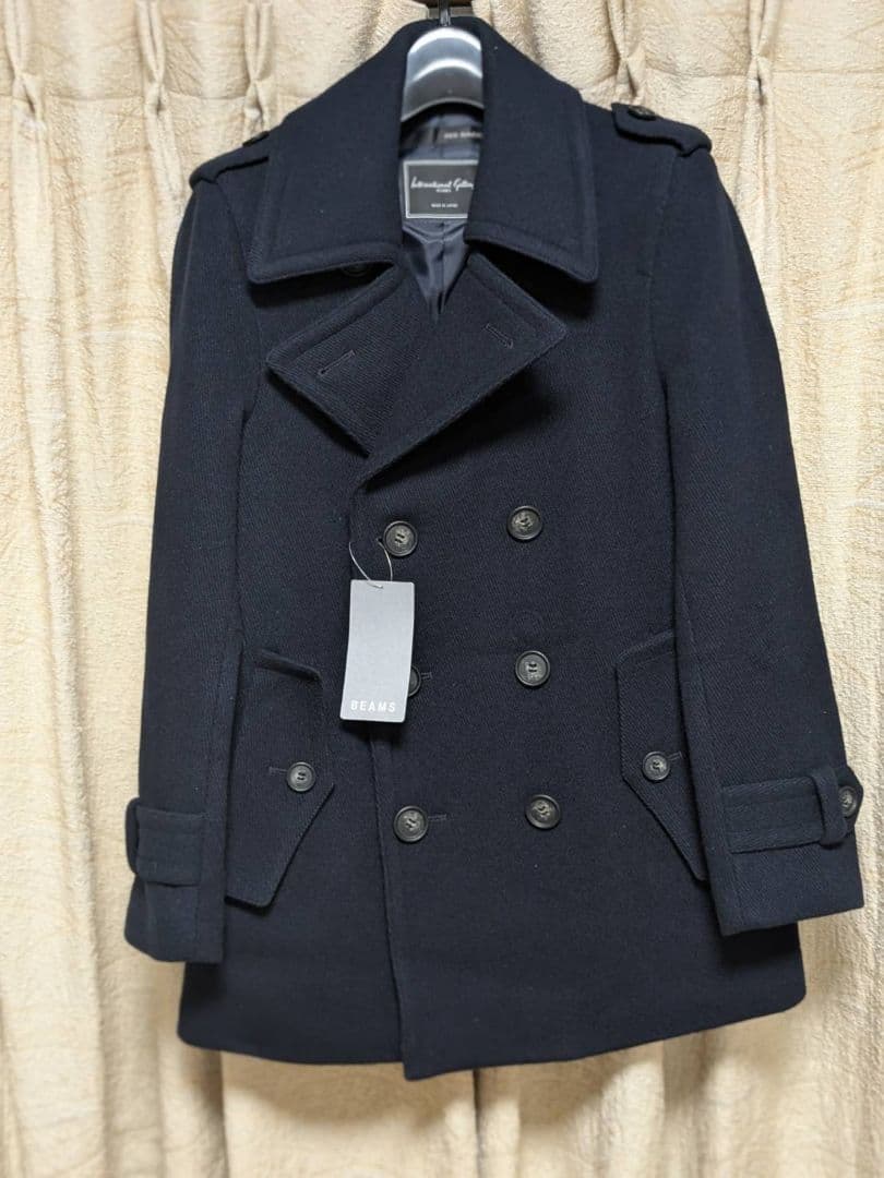 最終値下げ 新品 インターナショナルギャラリービームス 紺 ピーコートS