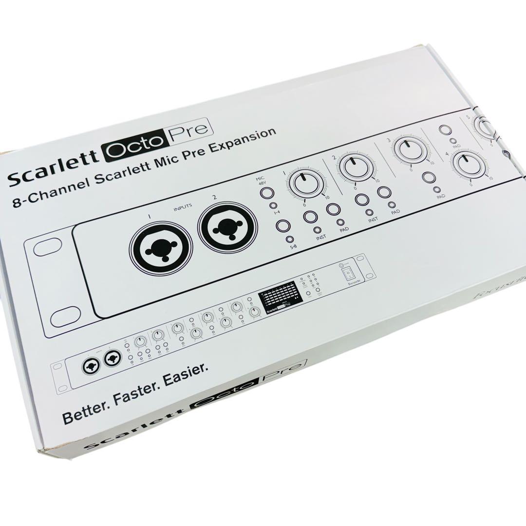箱付き　極美品　Focusrite Scarlett OctoPre ADAT