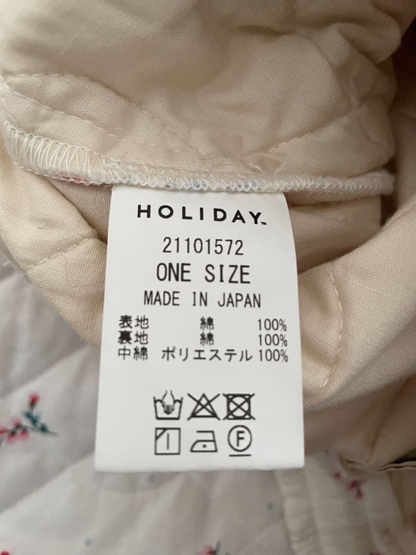 HOLIDAY 花柄　キルティングパンツ　レア