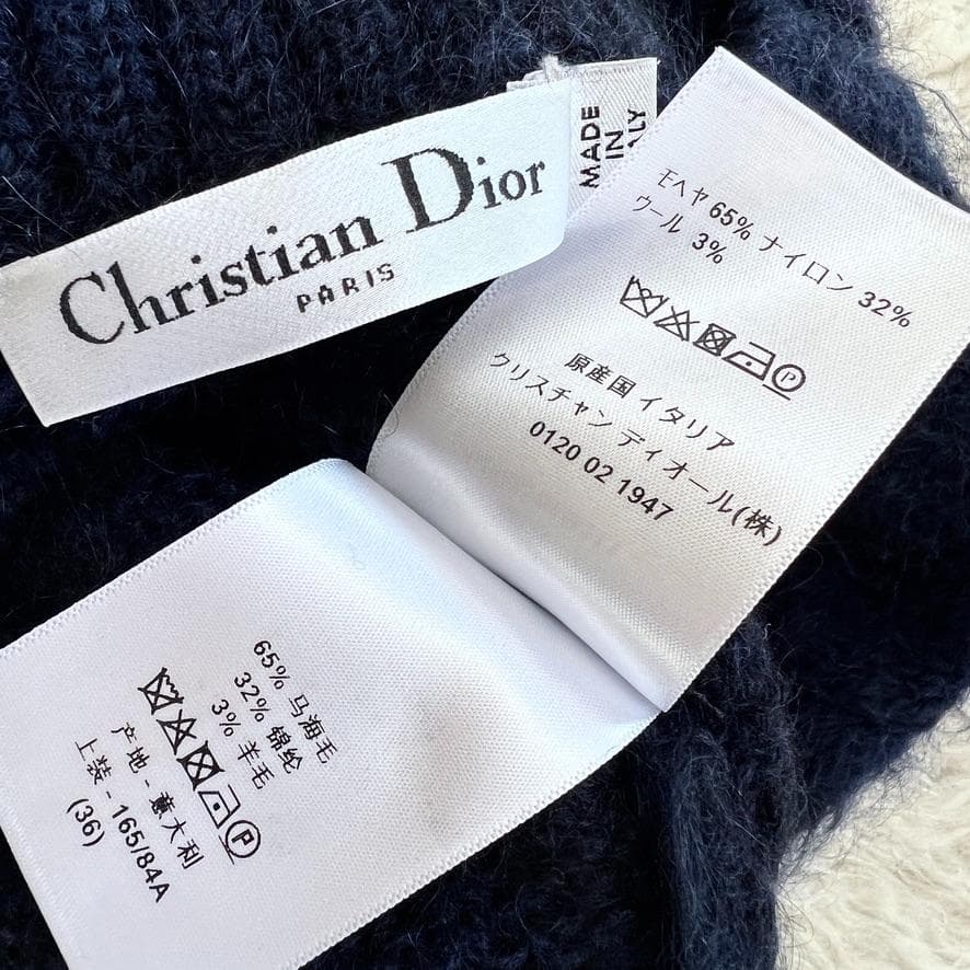 極美品★Christian Dior★現行タグ★グラデーション★チュニックニット