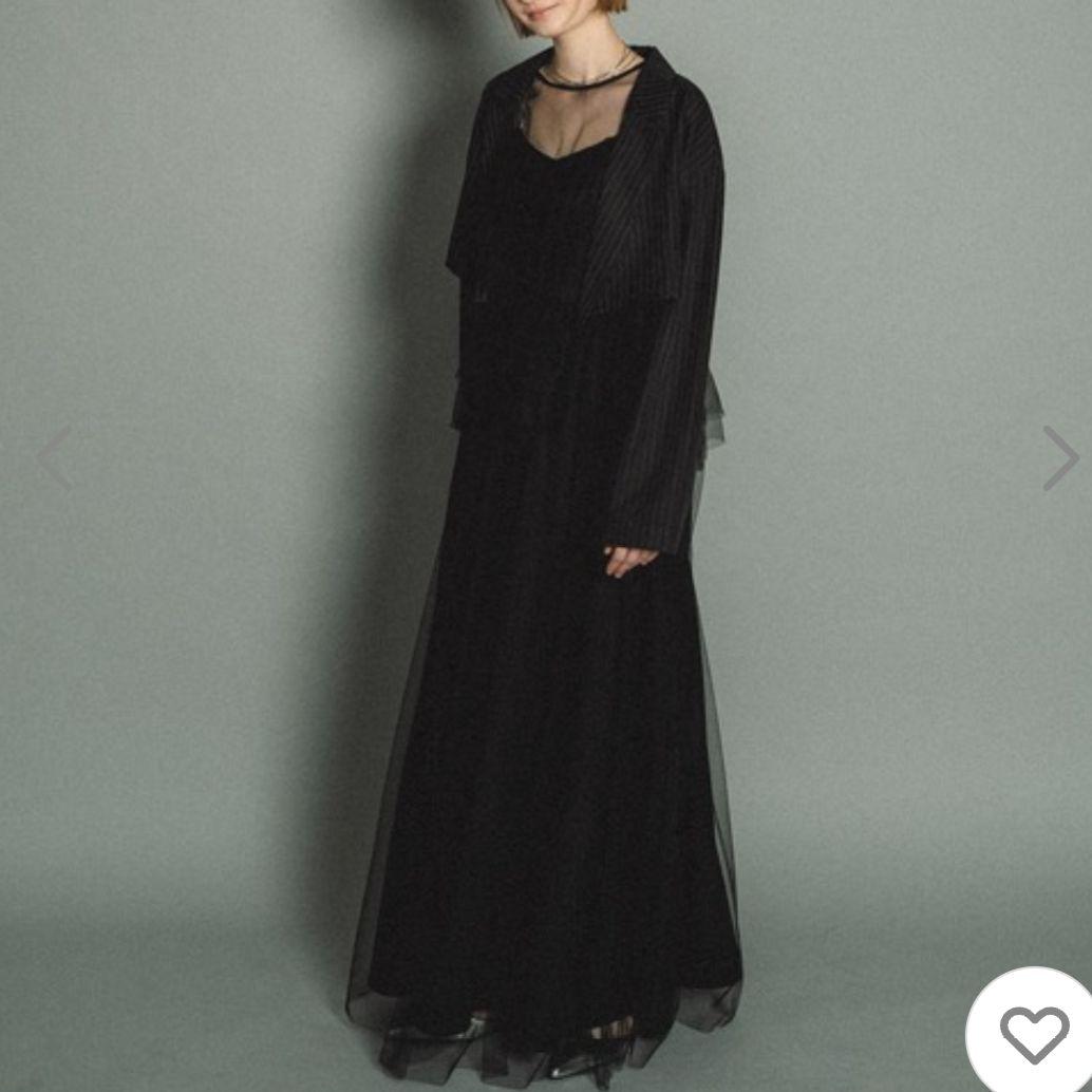 【et.UNiVER】3点セット チュールキャミワンピ ＆ ジャケット 結婚式