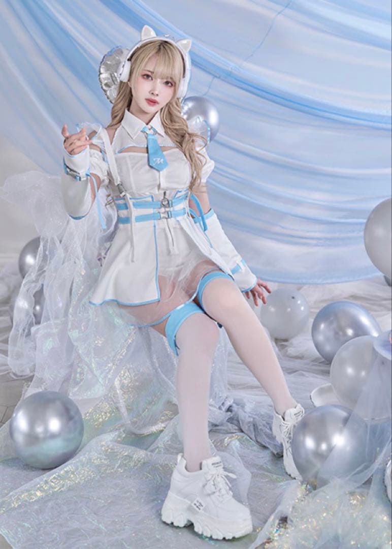 Y3Kデジタルシアーキャットコスチューム【Malymoon/マリームーン】