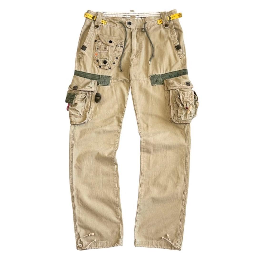 90s 00s ポロラルフローレン ギミック カーゴパンツ アーカイブ y2k