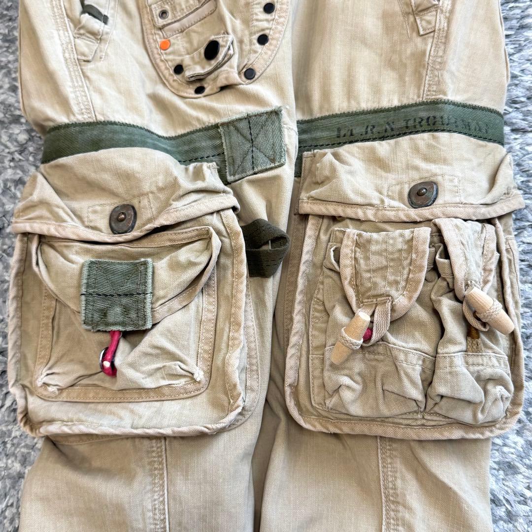 90s 00s ポロラルフローレン ギミック カーゴパンツ アーカイブ y2k