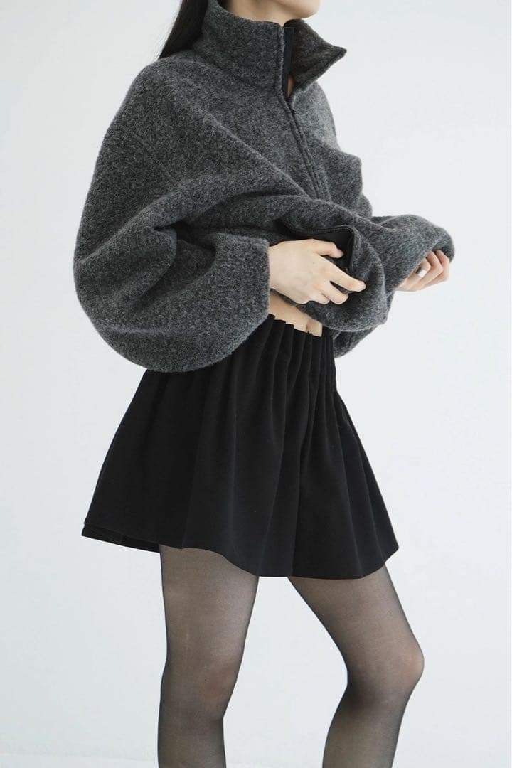 パンツ LOW WAIST TUCK SHORT PANTS CLANE