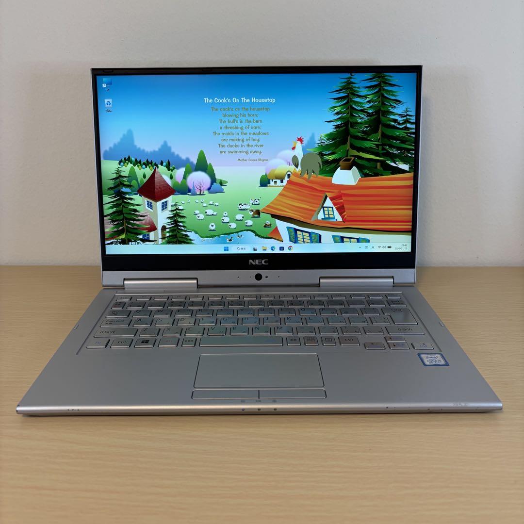 NEC VKT16G-4 i5 SSD256GB 8GB タッチ対応2in1