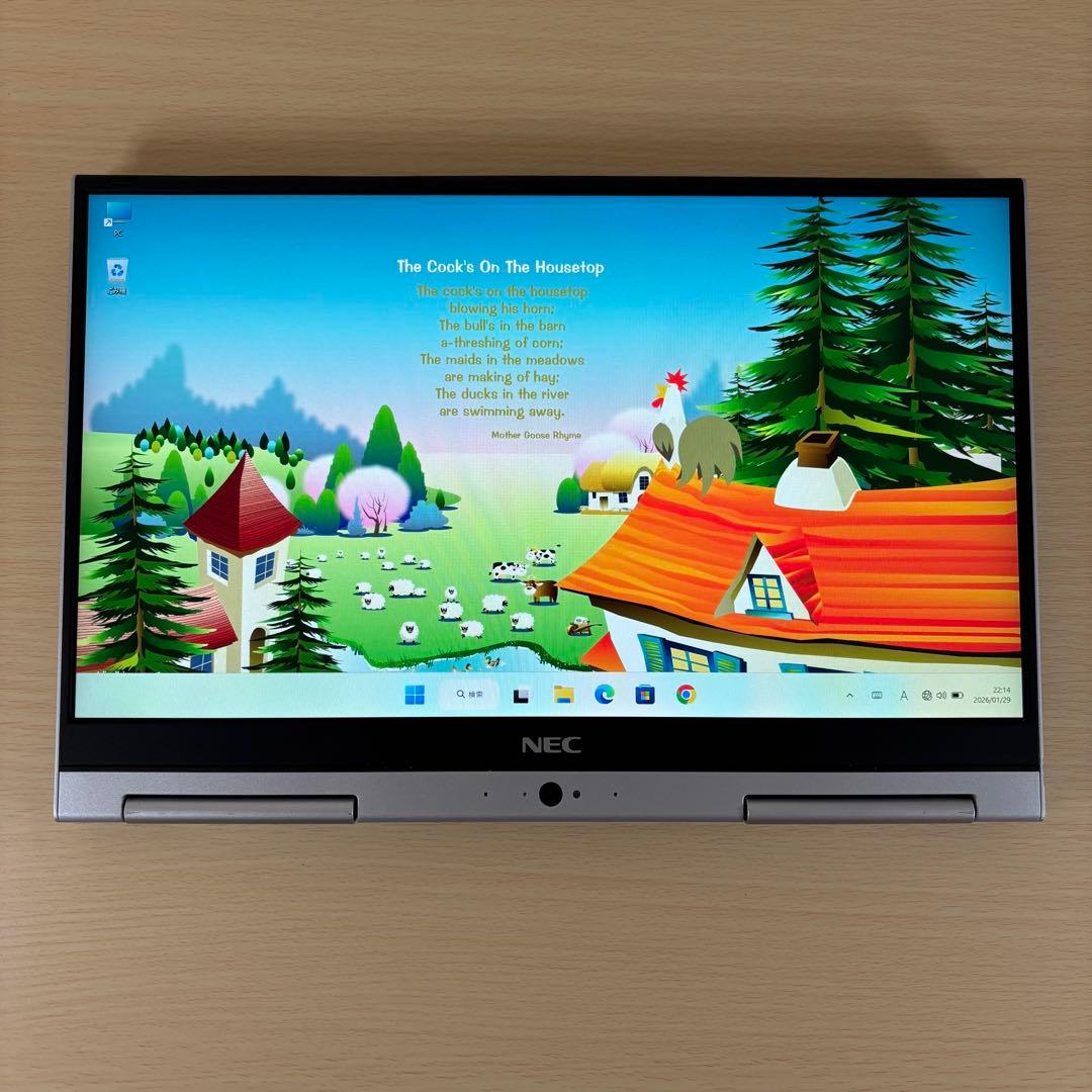 NEC VKT16G-4 i5 SSD256GB 8GB タッチ対応2in1