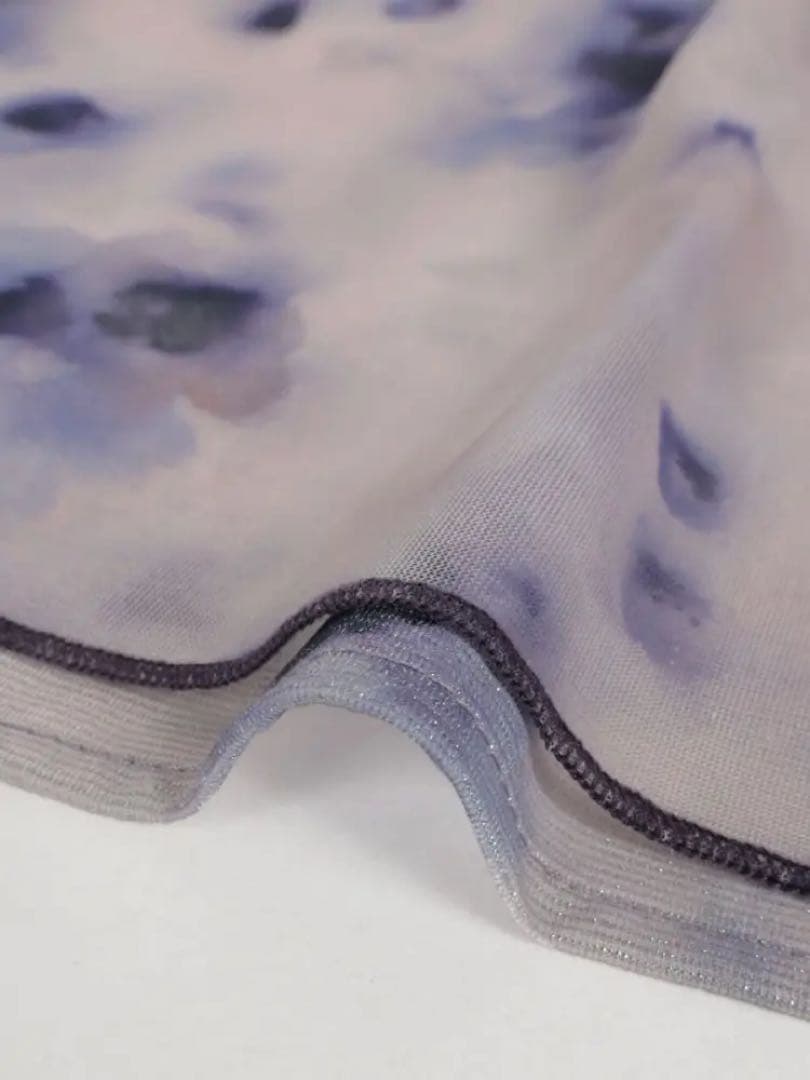 petirobe シアーニュアンスアシンメトリーワンピース　オケージョンドレス