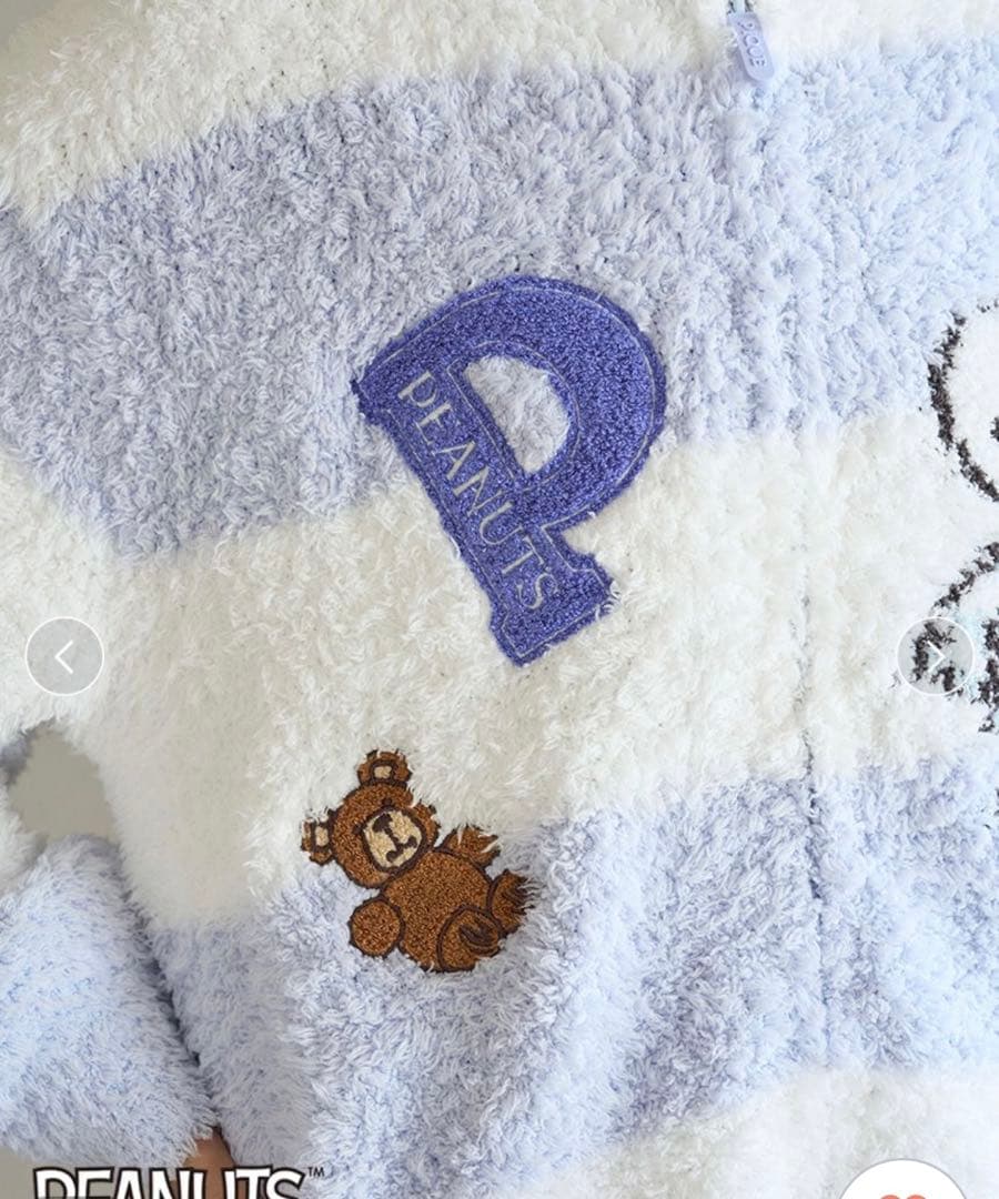 ジェラートピケ　スヌーピー UNISEX パーカー　新品未使用　M-Lサイズ