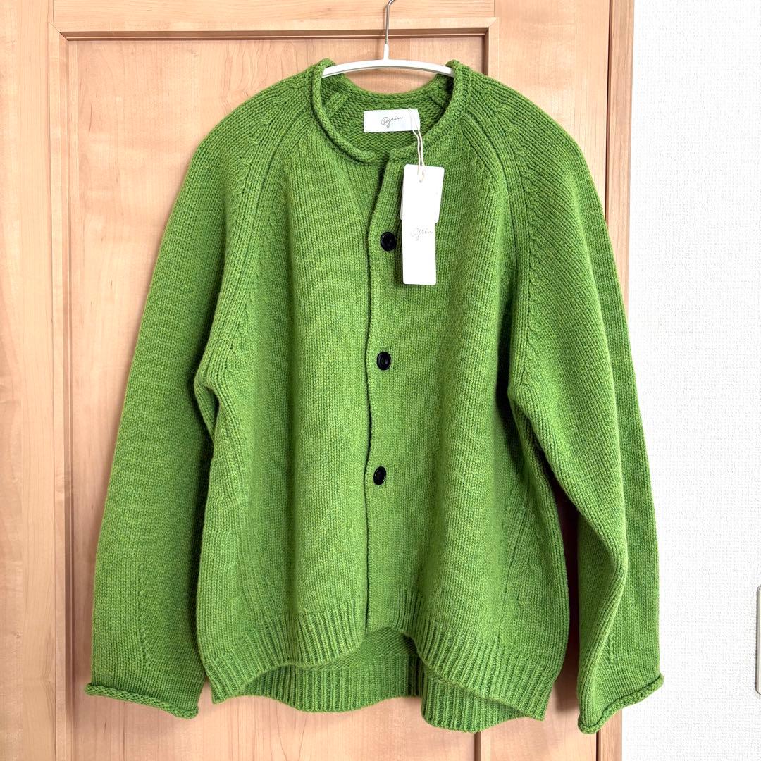 新品grin グリンシェパードAir　ラグランカーディガン★ナチュラルランドリー