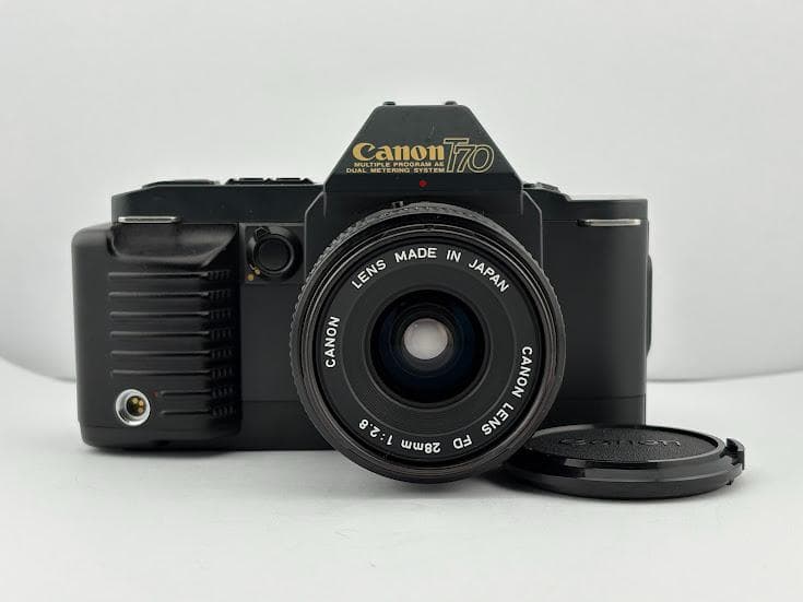 ★極上品★キヤノンT70 / NEW FD 28mm F2.8『単三形電池使用』