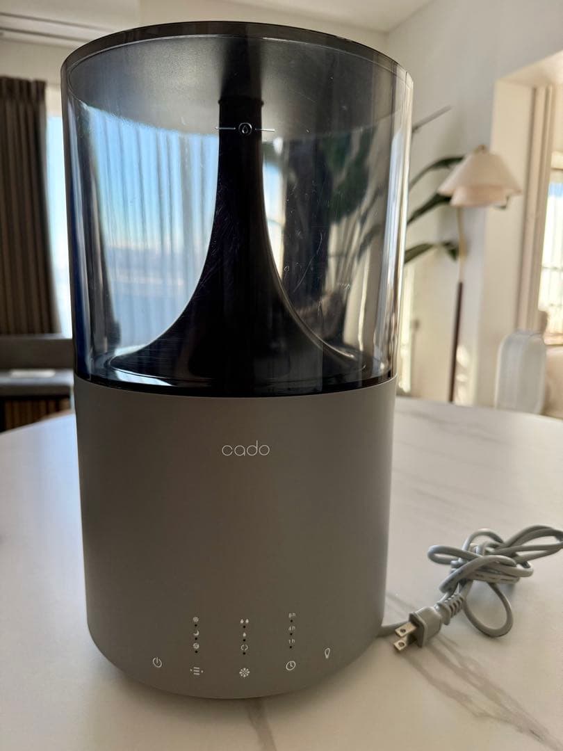 週末限定価格cado 2022年製　加湿器STEM 300 HM-C300グレー